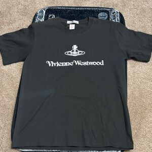 Vivienne Westwood Charcoal Logo T-Shirt